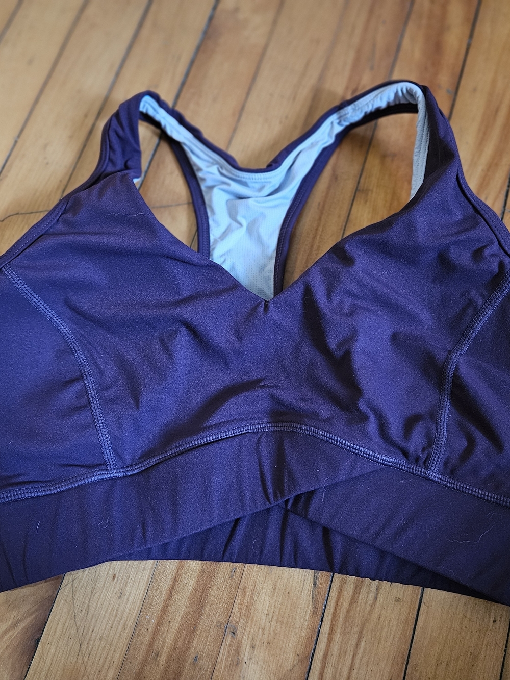 HALARA Purple Racerback Sports Bra